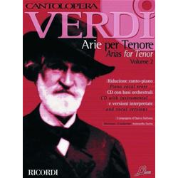 Verdi G. - Arie per Tenore Vol. 2 - per Voce e Pianoforte CD allegato