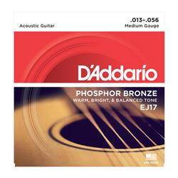 D'ADDARIO Muta per Chitarra Acustica 80-20 Phosphor Bronze 13/56 Medium