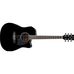 IBANEZ PF15ECE Chitarra Acustica Elettrificata Cutaway (Black)