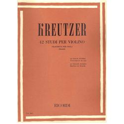 42 Studi per violino - trascrizione per viola | Kreutzer R. 