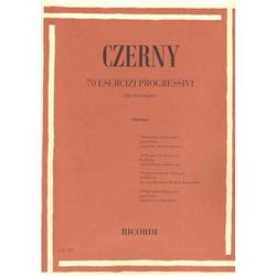 70 Esercizi progressivi per pianoforte - Scelti dalle PP. 261, 821, 139, 599, 849, 636, 299 | Czerny C.