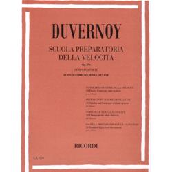 Scuola preparatoria della velocità - Op. 276, 20 Studi - esercizi senza ottave, per pianoforte | Duvernoy J.B.