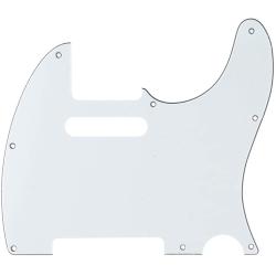 ffalstaff Battipenna per Chitarra Elettrica tipo Tele (Bianco)