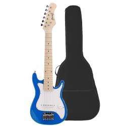 ffalstaff Kit Chitarra Elettrica da 30" con borsa (Blu)