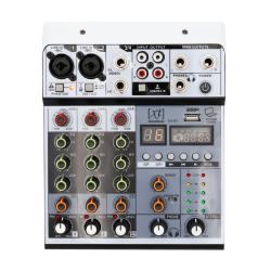 SINEXTESIS Mixer/Scheda Audio 4 canali MP3 USB Bluetooth 