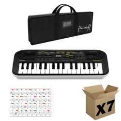 CASIO SA51, Borsa ffalstaff con Imbottitura 5 mm e Adesivi con Notazione Italiana - (master carton da 7 pezzi)