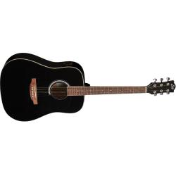 EKO Ranger 6 EQ Black Chitarra Acustica Nera Elettrificata